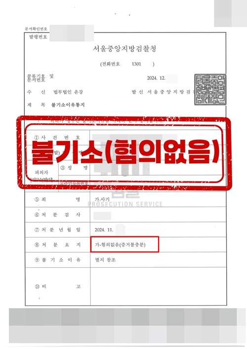 다가구주택 임대 보증금 미반환으로 인한 사기 혐의