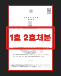 주거침입 및 공문서위조 1,2호 처분 판결문