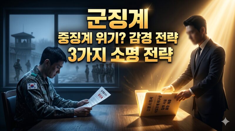 군징계 감경을 위한 3가지 소명 전략을 설명하는 법무법인 온강 이미지
