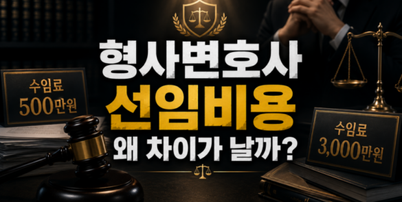 강간 변호사 선임비용을 결정하는 요소 도식 (단계·방향·구속 여부)