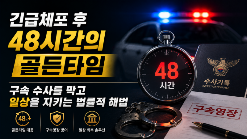 마약 긴급체포 구속영장 심사 기준 정리 도표