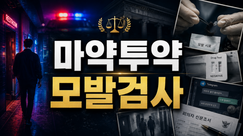 클럽 마약 투약 사건에서 음성 판정에도 구속되는 정황