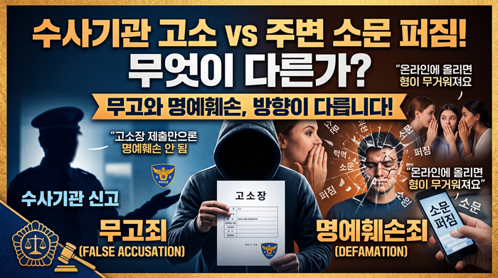 무고 명예훼손
