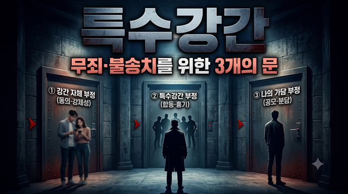 특수강간 무죄·불송치 다투는 포인트