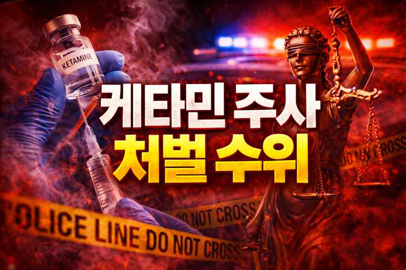 케타민 주사 처벌 행위 유형별 판단 기준표