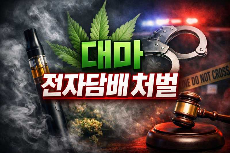 대마 전자담배 처벌 사용·소지·구매별 판단 기준 표