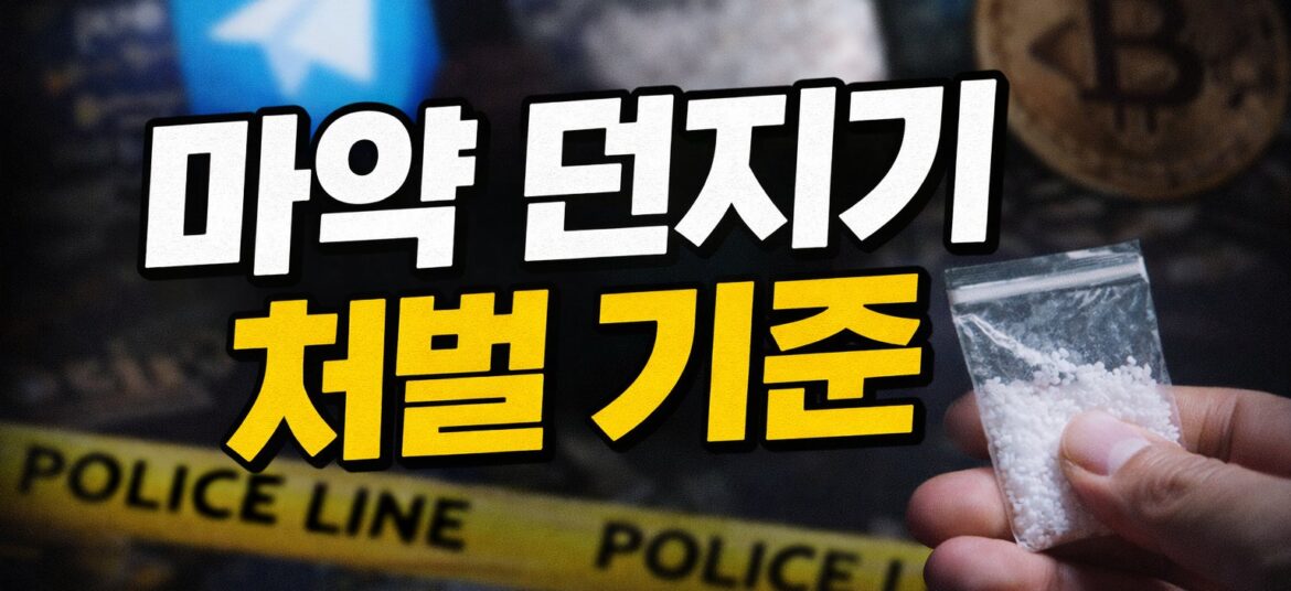 마약 던지기 사건에서 형량이 갈리는 판단 기준 정리