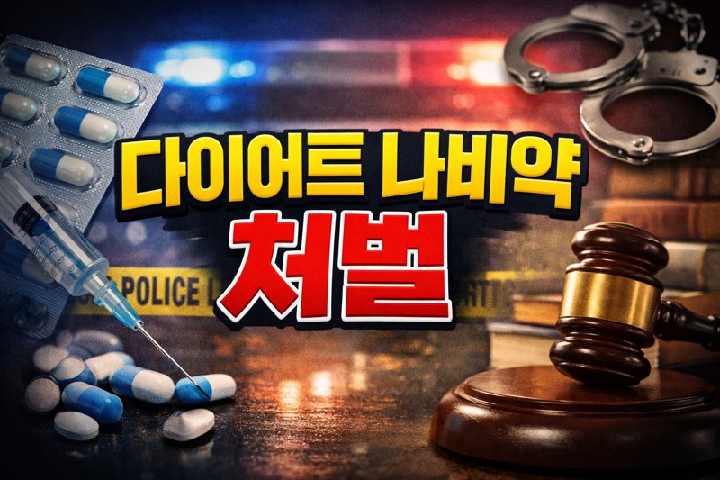 다이어트 나비약 처벌 단순 복용과 구매·전달의 판단 기준 정리