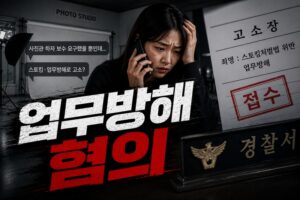 업무방해 혐의