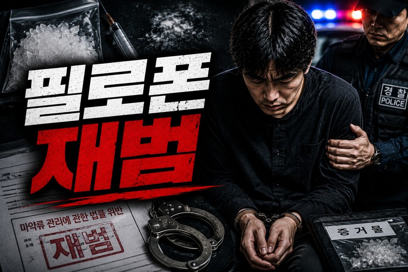 필로폰 재범 사건 주요 판단 요소 정리 표