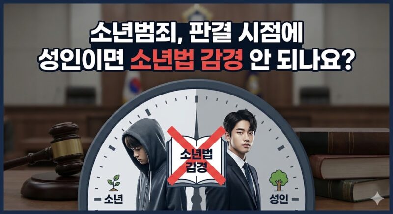 소년법 감경 판단 기준 시점 대법원 판례 정리