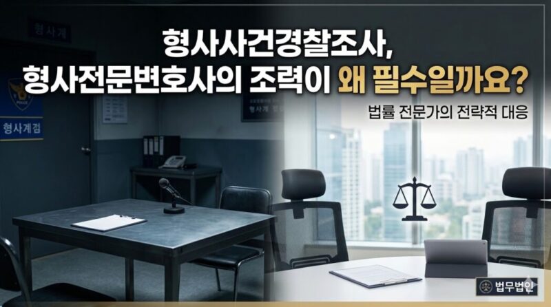 경찰조사 변호인 조력