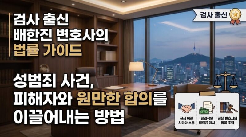 성범죄합의