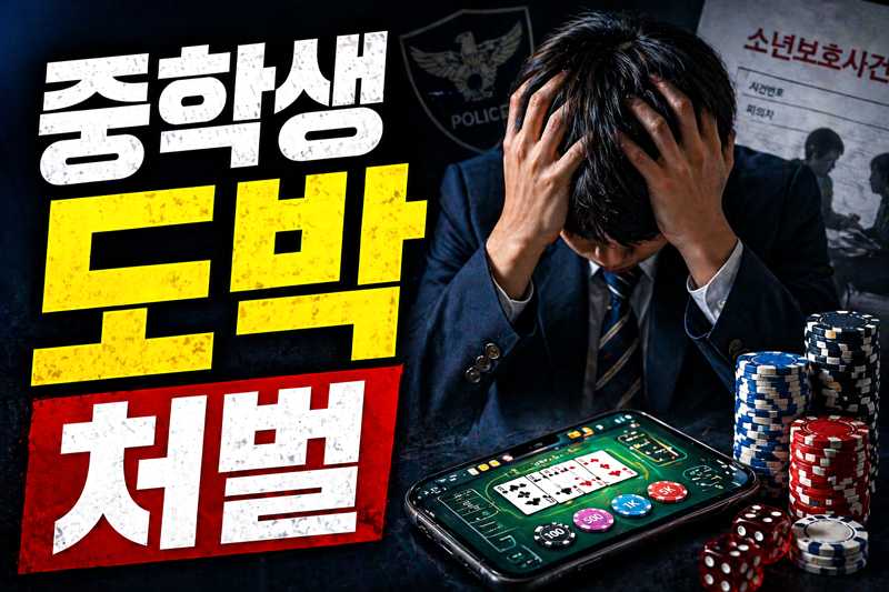 중학생 도박 처벌 수위와 반복성 판단 기준