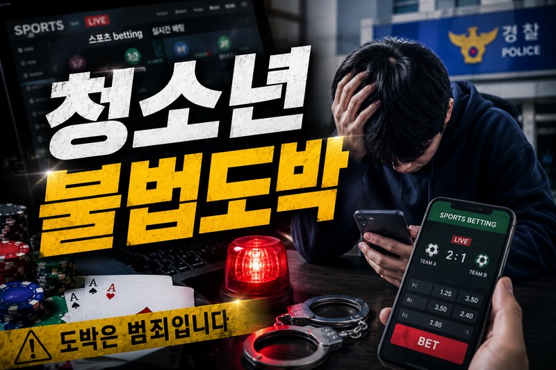 청소년 불법도박 처벌 수위와 초기 대응 확인요소