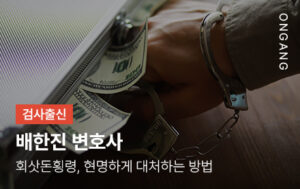 회삿돈횡령, 현명하게 대처하는 방법