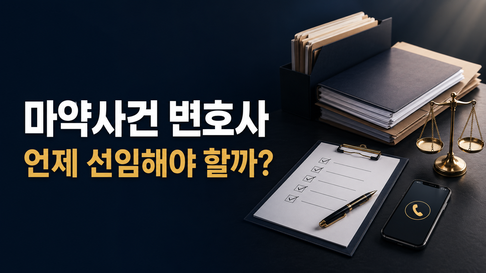 마약사건 변호사 선임과 상담 준비 단계별 가이드
