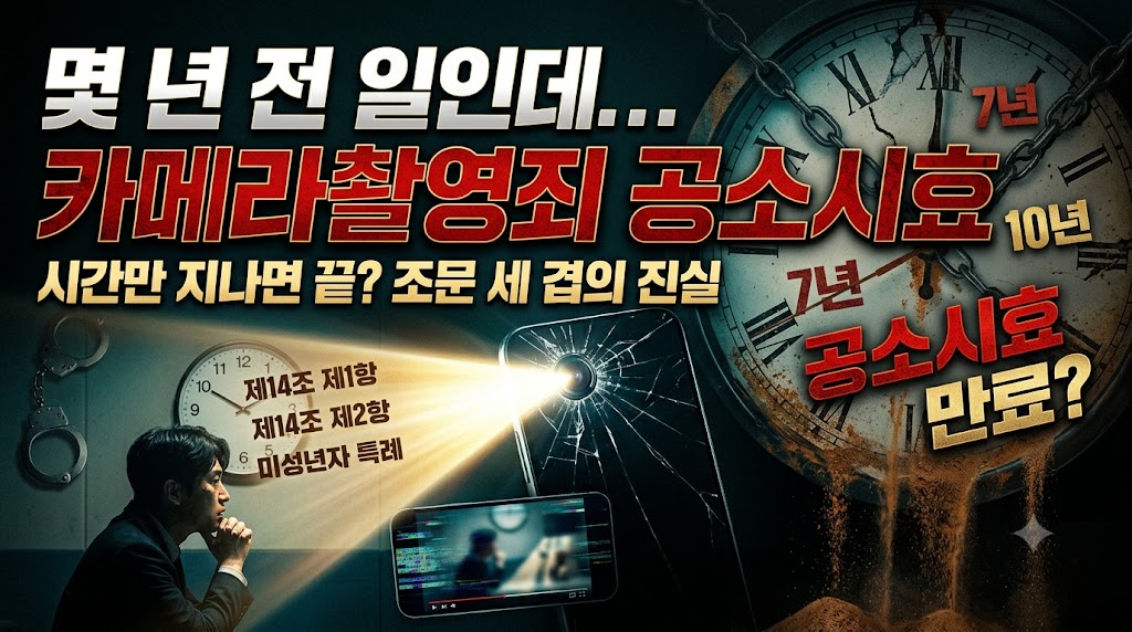 카메라등이용촬영죄 공소시효