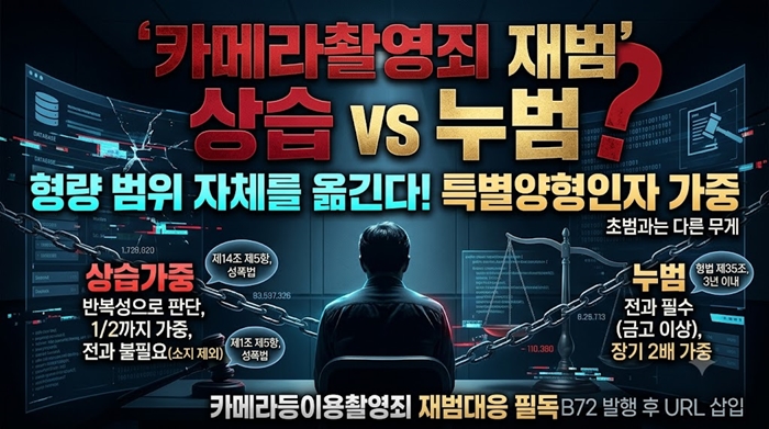 카메라등이용촬영죄 재범