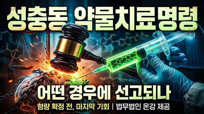 성충동 약물치료 명령
