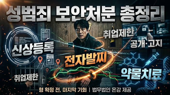 성범죄 보안처분 총정리