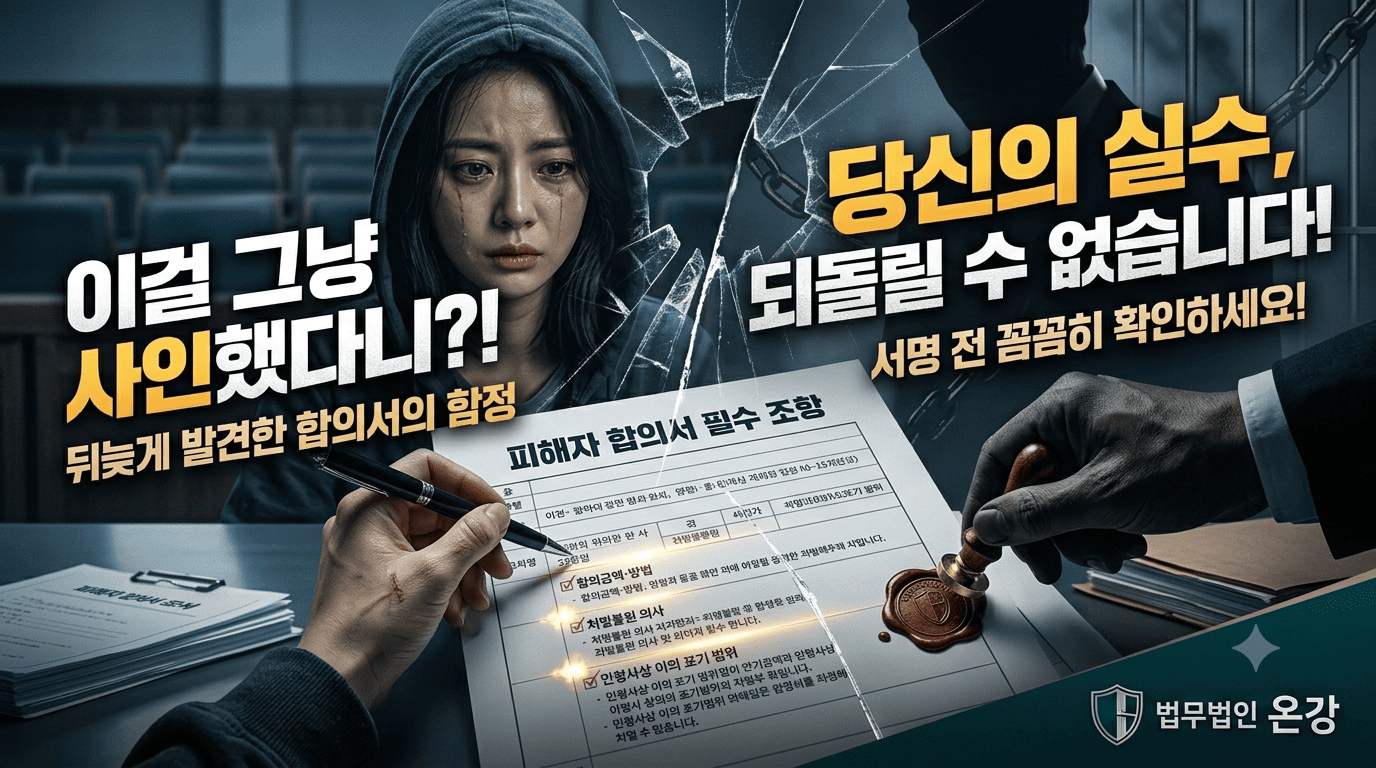 피해자 합의서 필수 조항