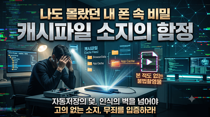 캐시파일 소지