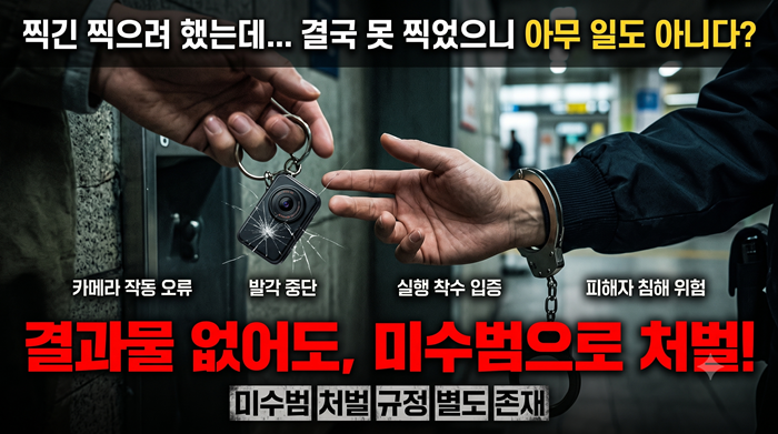 카메라등이용촬영죄 미수