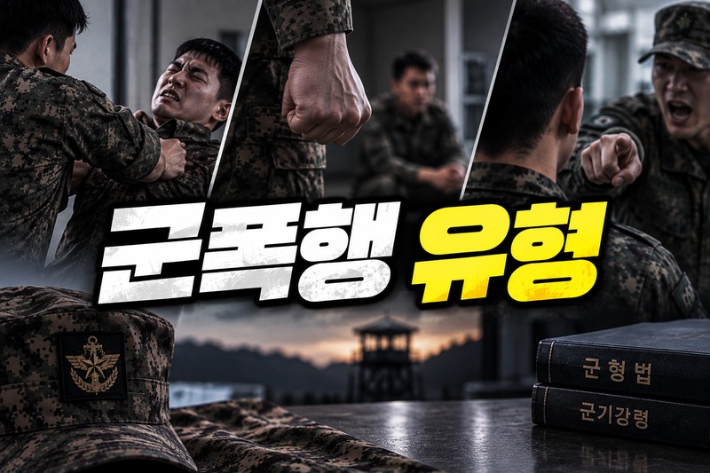 군폭행 유형별 처벌 수위를 비교하는 법무법인 온강 이미지