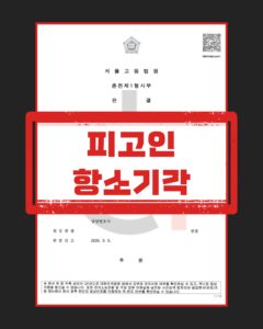 위계간음추행 항소기각