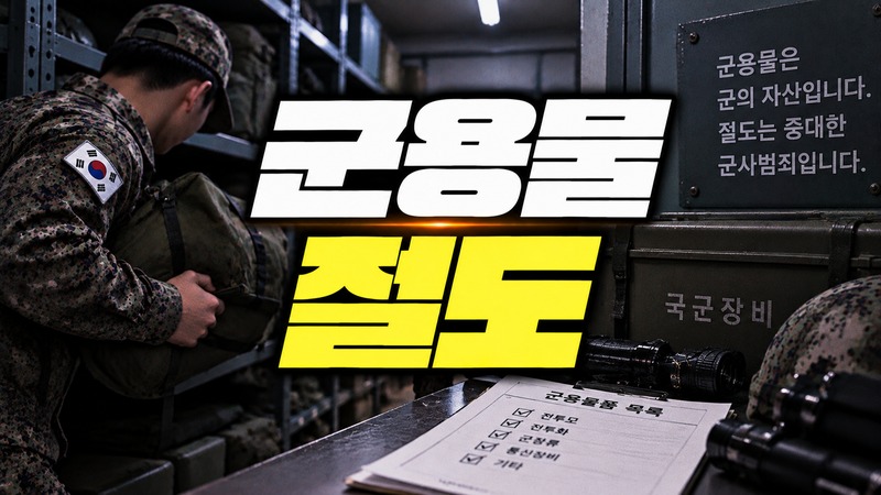 군용물 절도 가중처벌 기준을 설명하는 법무법인 온강 이미지