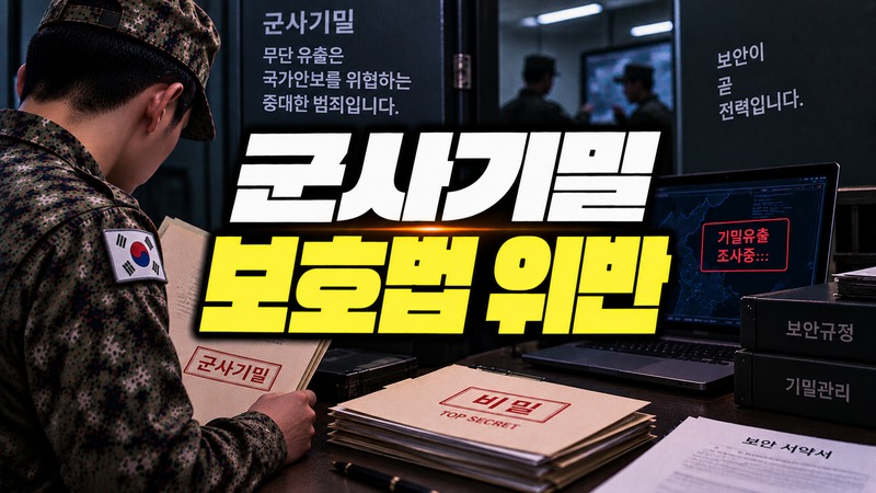 군사기밀 보호법 위반 판단 기준을 안내하는 법무법인 온강 이미지